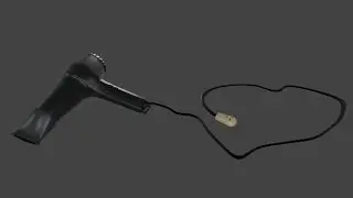 Hair Dryer 3D Model