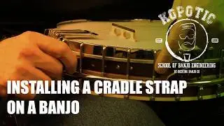 Installing A Cradle Strap On A Banjo | Deering Tech