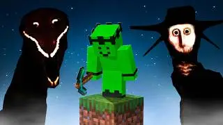 ONE BLOCK, But I Added ALL Horror Mods