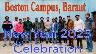 Happy New Year Celebration 2025 @ Boston Campus Baraut Baghpat #happynewyear2025