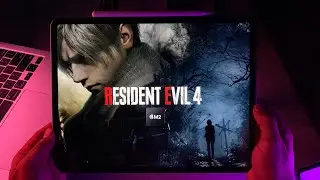 Playing Resident Evil 4 on iPad Pro M2! (Hand Cam)!