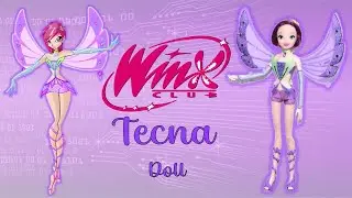 Winx Club Tecna Enchantix Custom Doll | Jodollicious