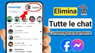 Come eliminare tutti i messaggi su Facebook Messenger in una volta sola