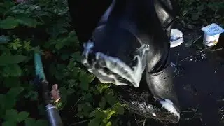 Exclusive Crush Fetish, Boot Fetish in garden in Loriblu leather Boots. Part_1