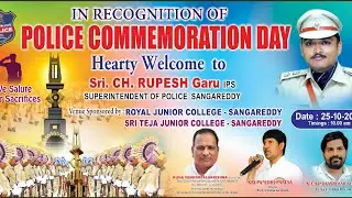 In Recognition of Police Commemoration day@royal junior college sangareddy