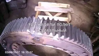 востановление зубьев шестерни кран манипулятора 7 ми тонного