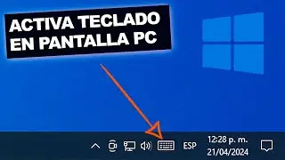 Como ACTIVAR TECLADO EN PANTALLA en Windows 10 si falla tu teclado físico