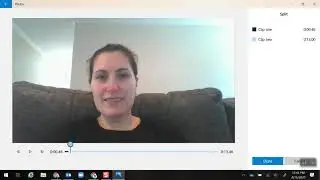 Windows 10 Photos - Splitting a Video