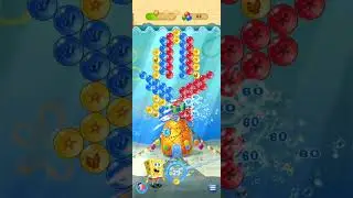 SpongeBob:Bubble Pop NETFLIX-Level 9 NO BOOSTERS #spongebob #bubblepop #bubblepops #netflix
