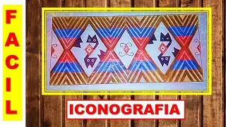 🔴☑COMO HACER UNA ICONOGRAFIA -  DISEÑO TEXTIL- ARTE- SEMANA 16