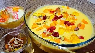 Mango Delight Dessert | Quick and Easy Mango Dessert Recipe | Simple Mango Dessert Ice Cream Recipe