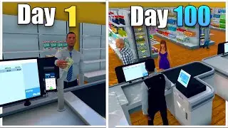 I Played 100 Days In SuperMarket🔥😱 In HINDI P-1