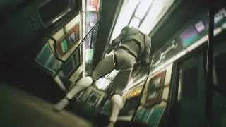 Twerking Mannequin Part 1 Remastered & Extended : Subway Train
