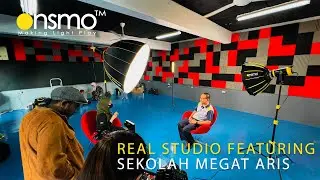 Onsmo x Bigbig Studio Setup Recording Studio for Sekolah Megat Aris! Sound Foam and Onsmo Lighting
