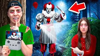 HORROR CLOWN verfolgt uns in EXTREME Hide and Seek! 😭🤡 (mit Drohne)
