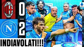 😈 INDIAVOLATI!!! MILAN 0-2 NAPOLI | LIVE REACTION NAPOLETANI HD