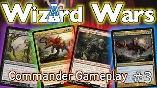 Wizard Wars Episode 3 | Commander Gameplay | Phenax, Maralen, Grenzo, and Gishath Battle it out
