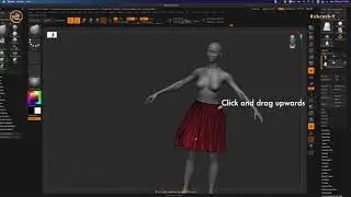 ZB_9.18 | How to resize your skirt with gizmo
