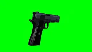 gun green screen