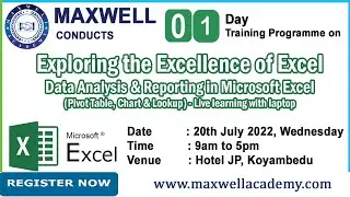 Maxwell Academy | Microsoft Excel Training | Open house workshop