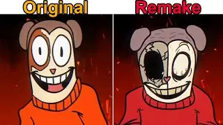 FNF - TWIDDLEFINGER Original VS Remake | MAX vs Gegagedigedagedago Nugget