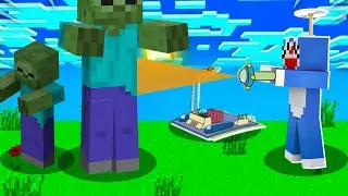 Minecraft, But I Am Convorting in Doremon And Get Doremon' Op gadgets