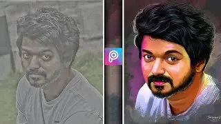 PicsArt Digital oil paint effect Photo editing tutorial PicsArt face smooth photo editing new trick