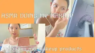 ASMR •doing my makeup• relaxing whispered 💕