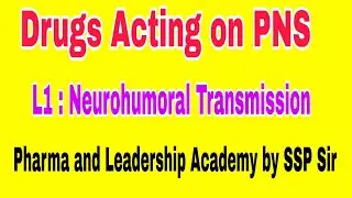 L1 Drugs Acting on PNS | Neurohumoral Transmission