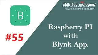 Raspberry pi with BLYNK app using Node Red Real IOT