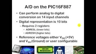 Analog to Digital Conversion with the PIC16F887