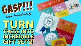 NIFTY LITTLE CRAFT TRICK!  cut-apart gift sets…EASY TUTORIAL