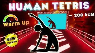 Human Tetris | Immersive Interactive Warm Up | –200 kcal | 1 Player Full HD #15