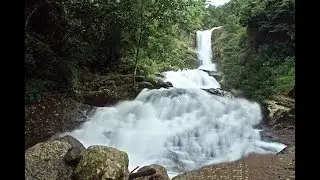 Dangerous water falls in Karnataka deep forest