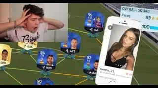 OMG IMPOSSIBLE TINDER FIFA 16 FUTDRAFT CHALLENGE!! - Fifa 16 Ultimate Team Futdraft Challenge
