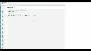 Math245: Inverse of 4by4 Matrix with Matlab