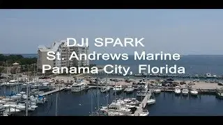 DJI Spark at St Andrews Marina Panama City