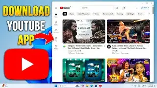 How to Install Youtube App In Any Windows Pc/laptop 2024✨Latest Version😄Youtube Installation