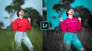 Black And Aqua Effect Photo Editing In Lightroom || Lightroom Photo Editing