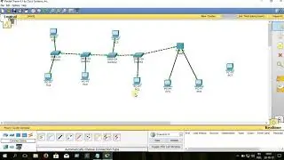 How to create hybrid topology using packet tracer