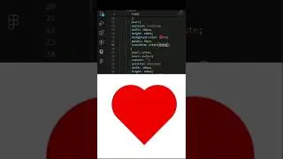 Create Heart❤️ in HTML #shorts