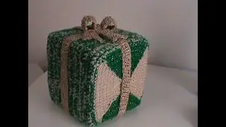 Regalo de Navidad, crochet porexpán