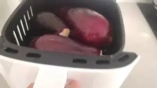 AİRFREYDE BOSTAN PATLICAN KÖZLEME  HOW TO COOK ORDERED EGGPLANT IN AIRFREY