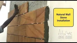 Natural Stone Installing on Wall for Elevation | Natural Stone Wall Cladding | MDS | Civil Cube