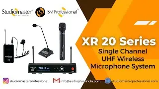 XR 20 Single UHF Wireless Microphone System by Studiomaster Professional