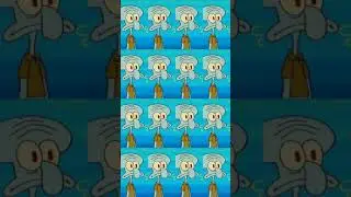 Squidward - Oh no, he's hot! 1 Million Times #shorts
