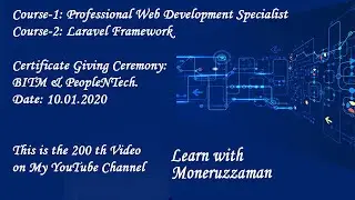 Learning Path of a Professional Web Developer | Moneruzzaman
