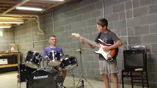 us playing tornado of souls by Megadeth