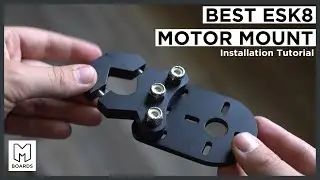 DIY Electric Skateboard Motor Mount Installation Tutorial Build Guide