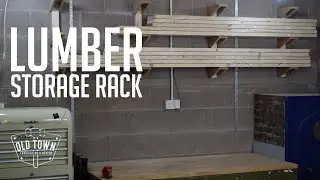 Lumber Storage Rack | Workshop Organisation | Scrap Wood Project | Old Town Fabrication & Design |